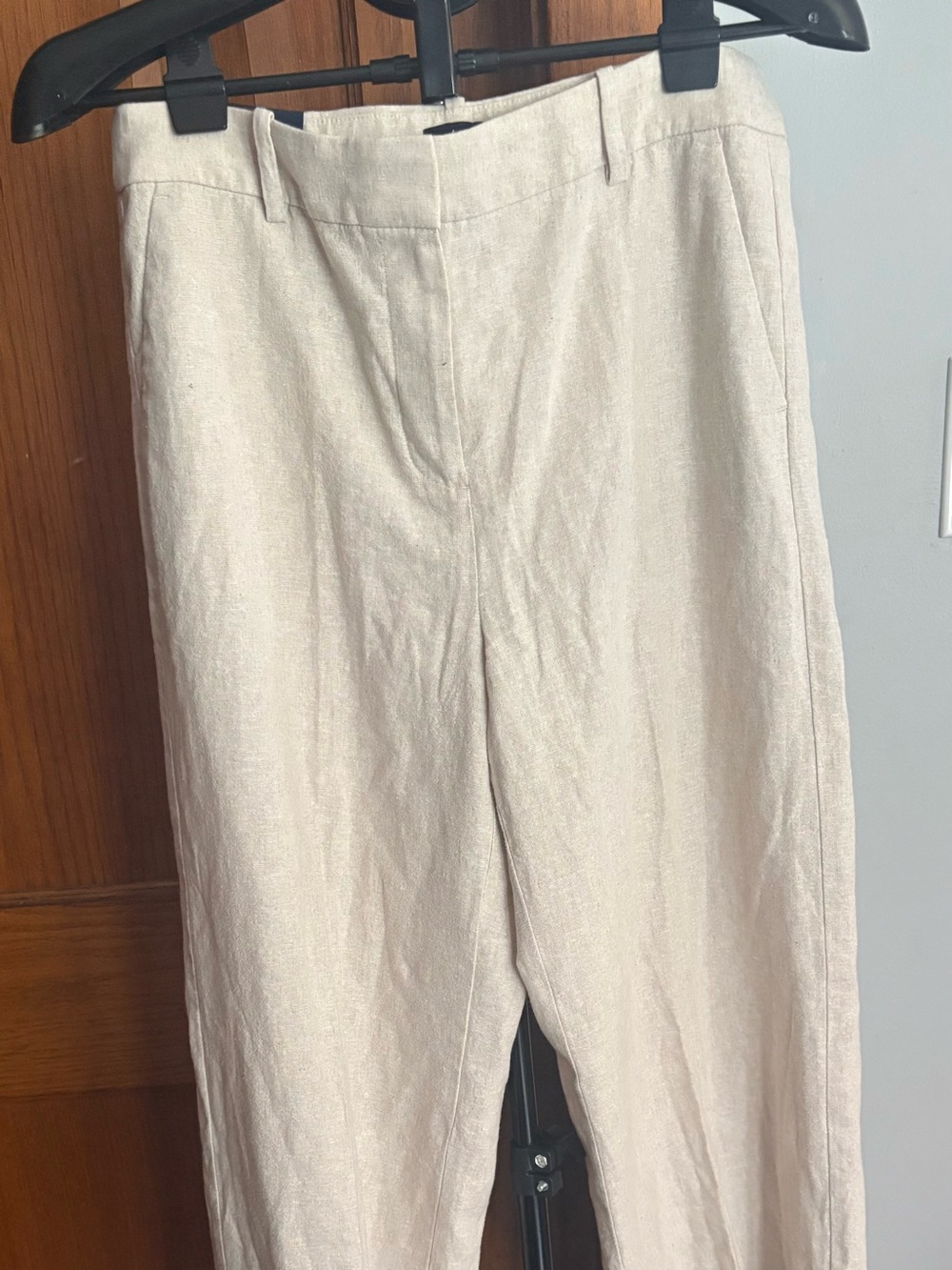J.Crew Remy Pant — Natural Linen, Size 8, NWT